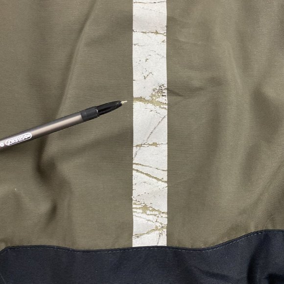 RLX Ralph Lauren McKinley Jacket Mens Medium Olive Green Black Nylon - Picture 3 of 13